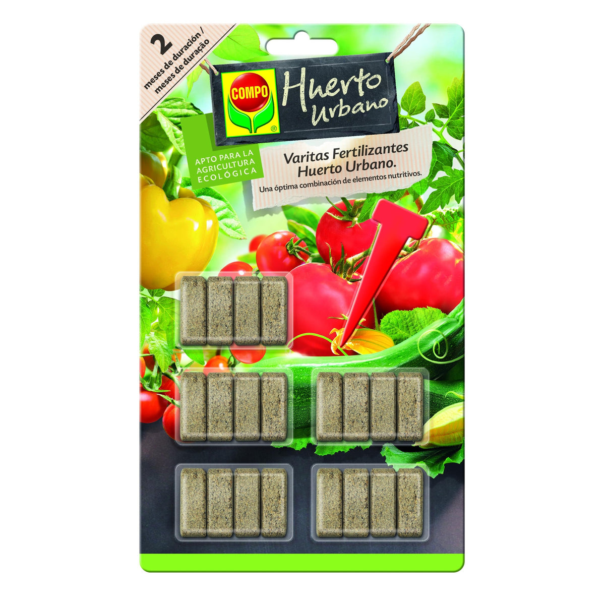 Compo Varita Fertilizante Huerto y Frutales 20 ud