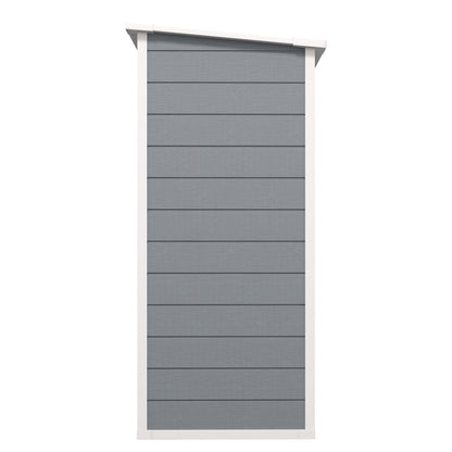 Caseta De Jardín Outsunny Pp, Aleación De Aluminio Gris 151x92x193 Cm 845-954v00gy_5