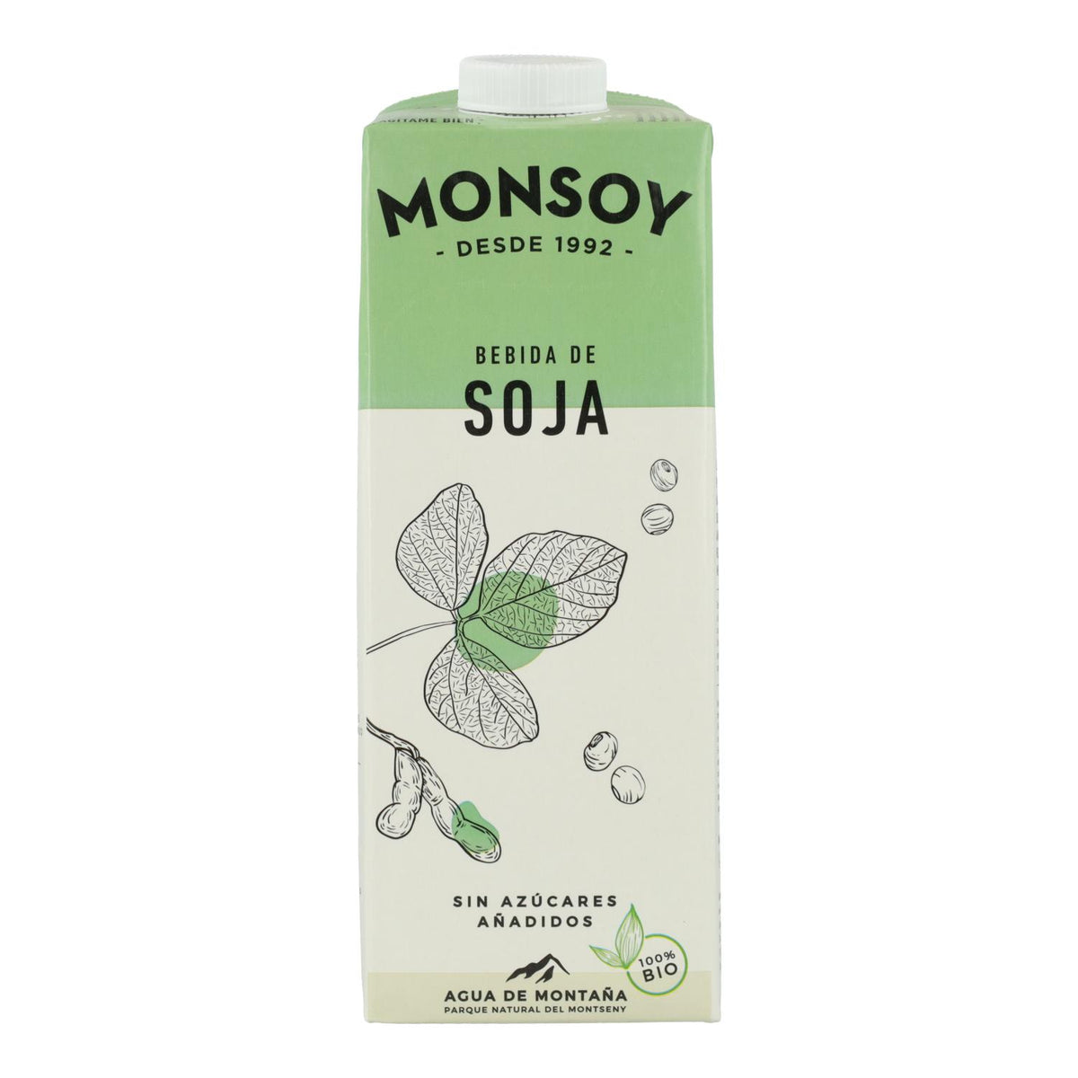 Pack 6ud Bebida Soja BIO Monsoy, 1L