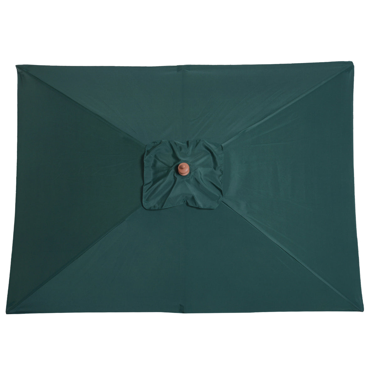 Sombrilla De Jardín Inclinable De Madera Outsunny 200x150x230 Cm Verde_4