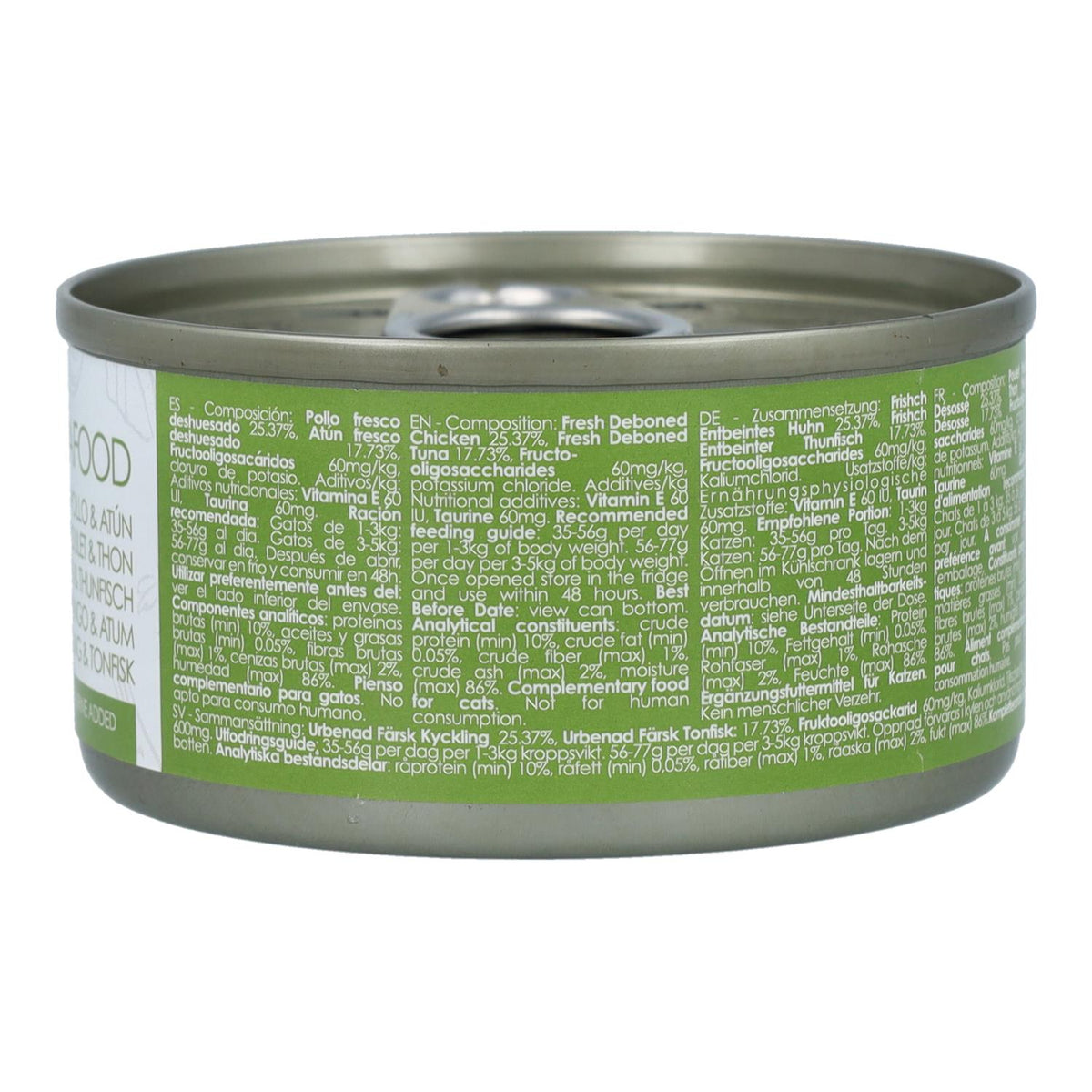 Kit Cat Lata Toppers - Pollo & Atún 80 g Comida húmeda para gatos en gelatina