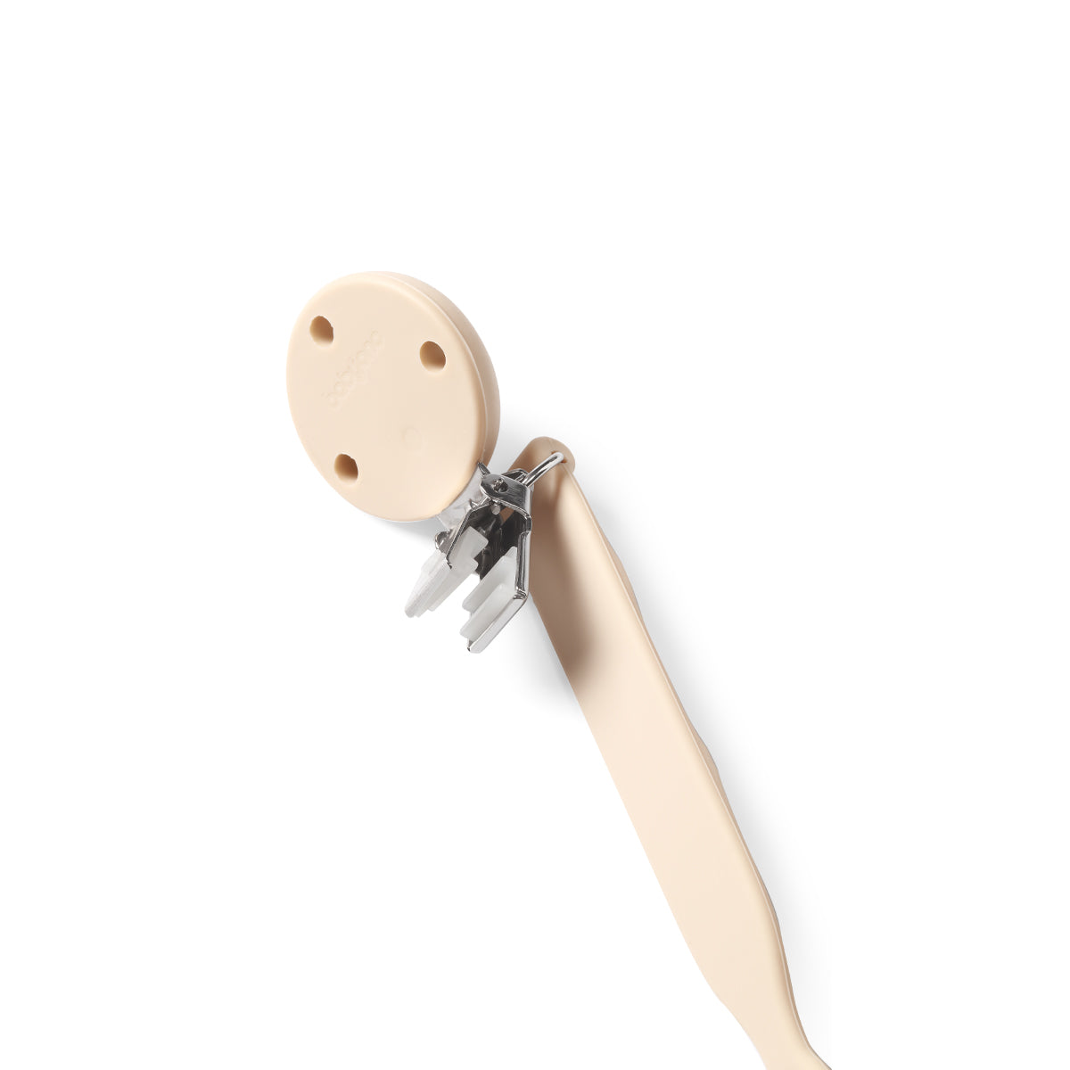 Cadena Portachupetes De Silicona Beige_2