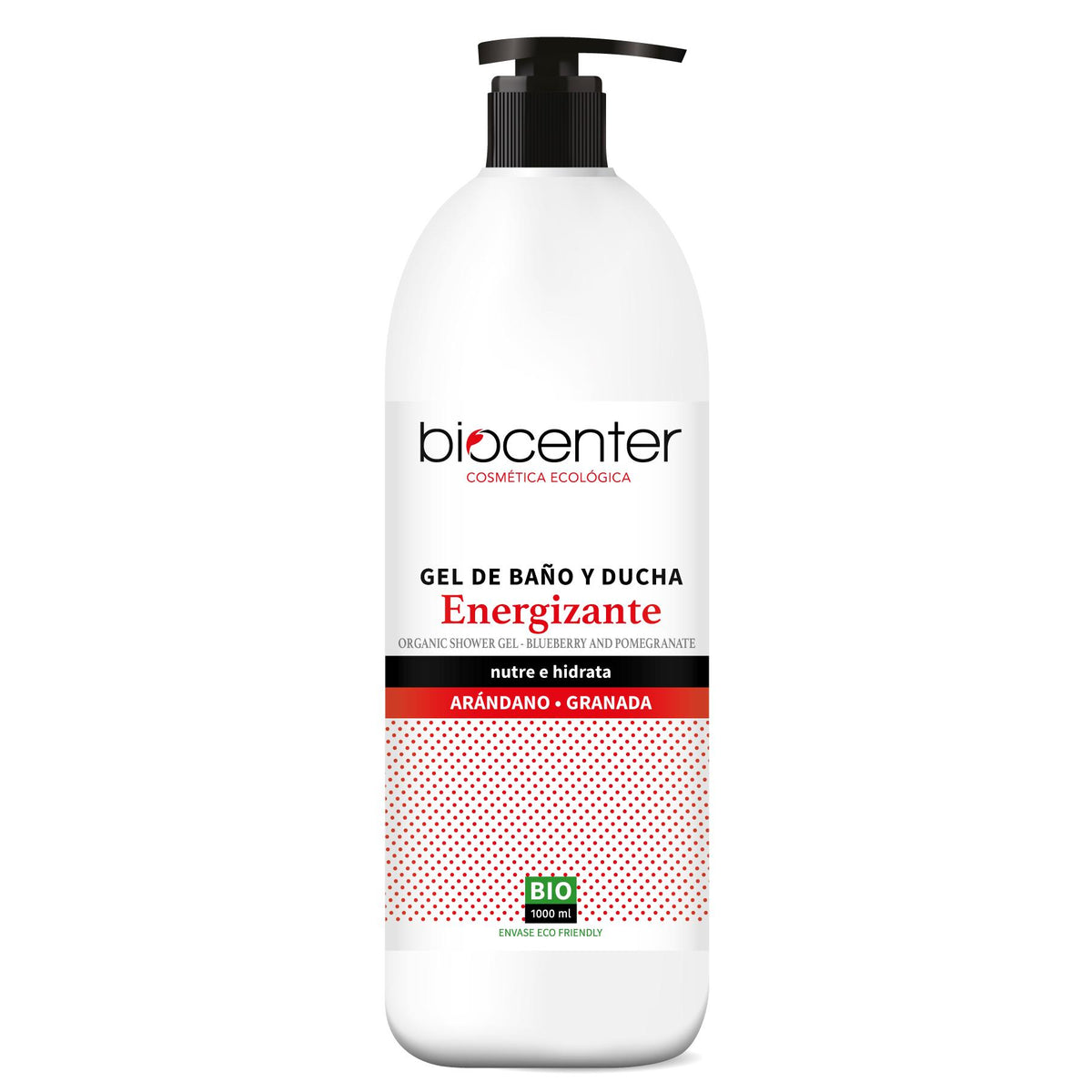 Gel de baño y ducha BIO sueño de una noche de verano Arándano y Granada Biocenter 1l
