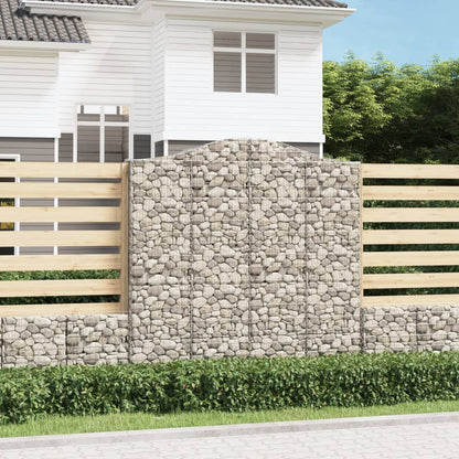 Cestas De Gaviones 3 Uds Forma De Arco Hierro 200x30x200/220 Cm_1