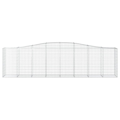 Cestas De Gaviones 15 Uds Forma De Arco Hierro 400x50x100/120cm_3