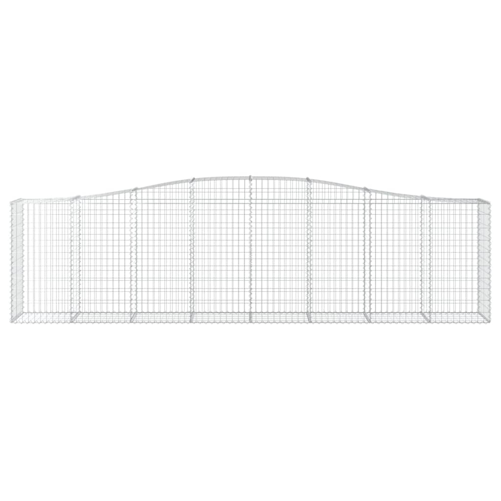 Cestas De Gaviones 25 Uds Forma De Arco Hierro 400x50x100/120cm_3