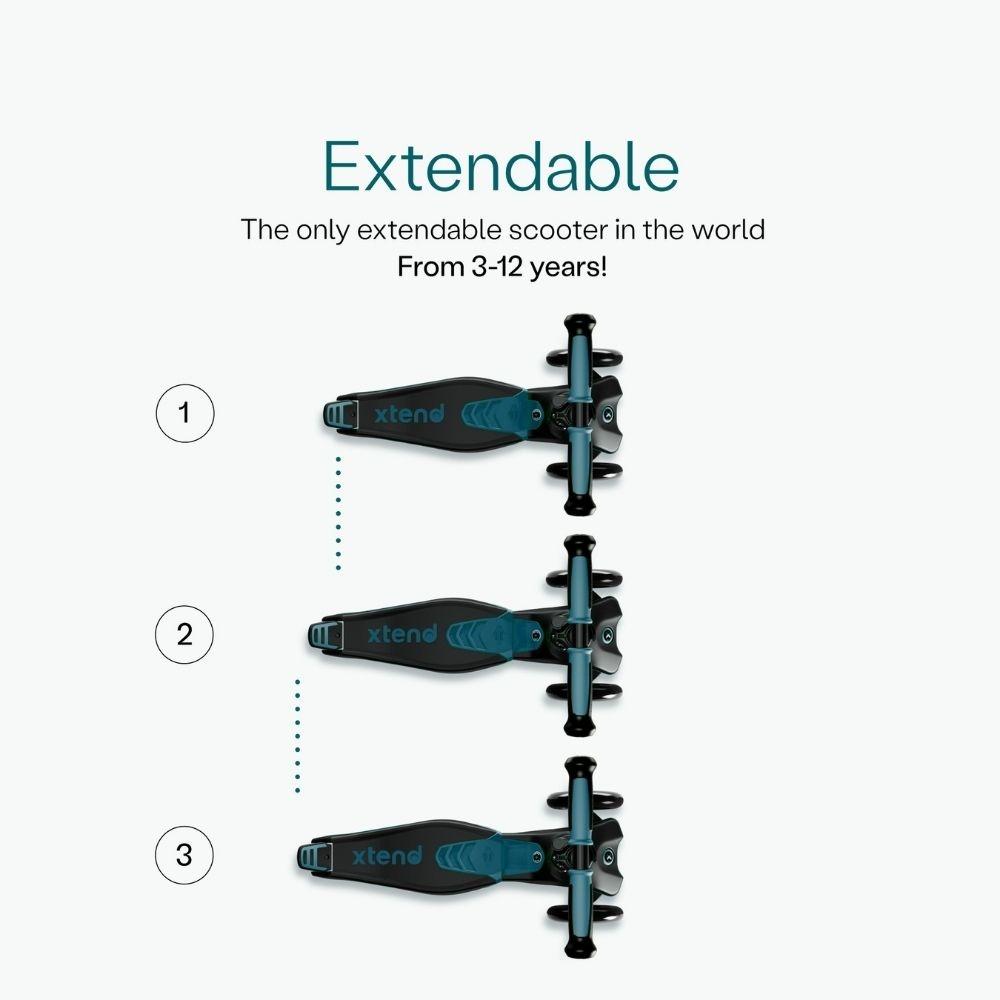 Correpasillos Patinete Evolutivo 5 En 1 Smartrike Xtend Scooter+ride On Teal_3