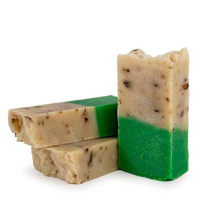 Pack 10 Jabón Natural Aloe Vera Y Rosa Mosqueta - Hidrata Y Regenera Piel Seca Y Arrugada - Mejora Cicatrices Y Estrías_0