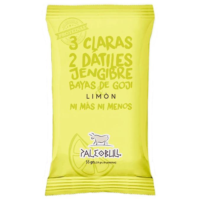 Barrita energética limón, goji y jengibre Paleobull 55 g