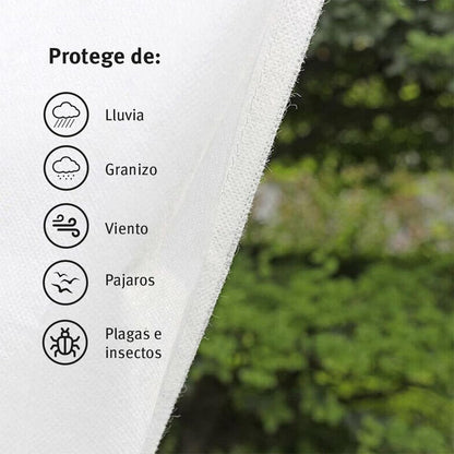 Tela protección de cultivos antiheladas Biotop 4 x 5 m 17 g/m²