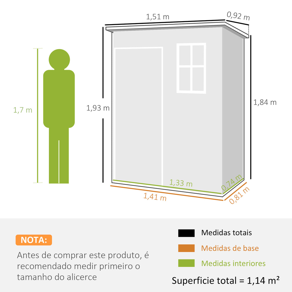 Caseta De Jardín Outsunny Pp, Aleación De Aluminio Gris 151x92x193 Cm 845-954v00gy_2