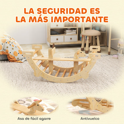 Arco De Escalada Aiyaplay Madera Madera Natural 110x52x45 Cm 331-100v00nd_5