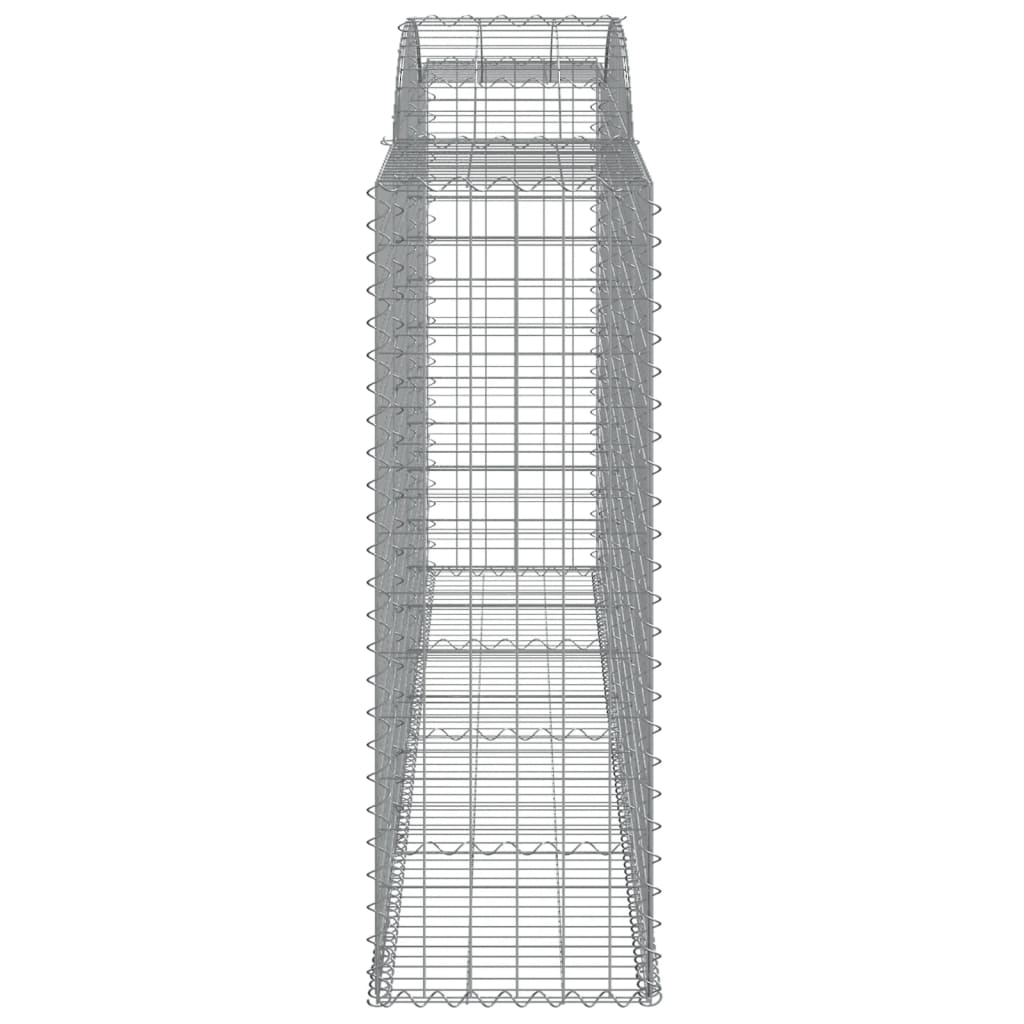 Cestas Gaviones 15 Uds Forma De Arco Hierro 300x50x140/160 Cm_4
