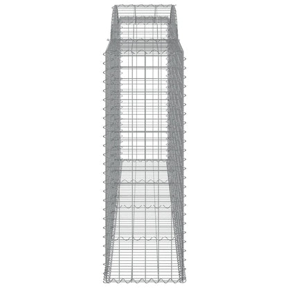 Cestas Gaviones 6 Uds Forma De Arco Hierro 300x50x140/160 Cm_4