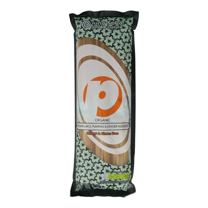 Fideos Noodles de Arroz integral, Calabaza y Jengibre King Soba 250 g