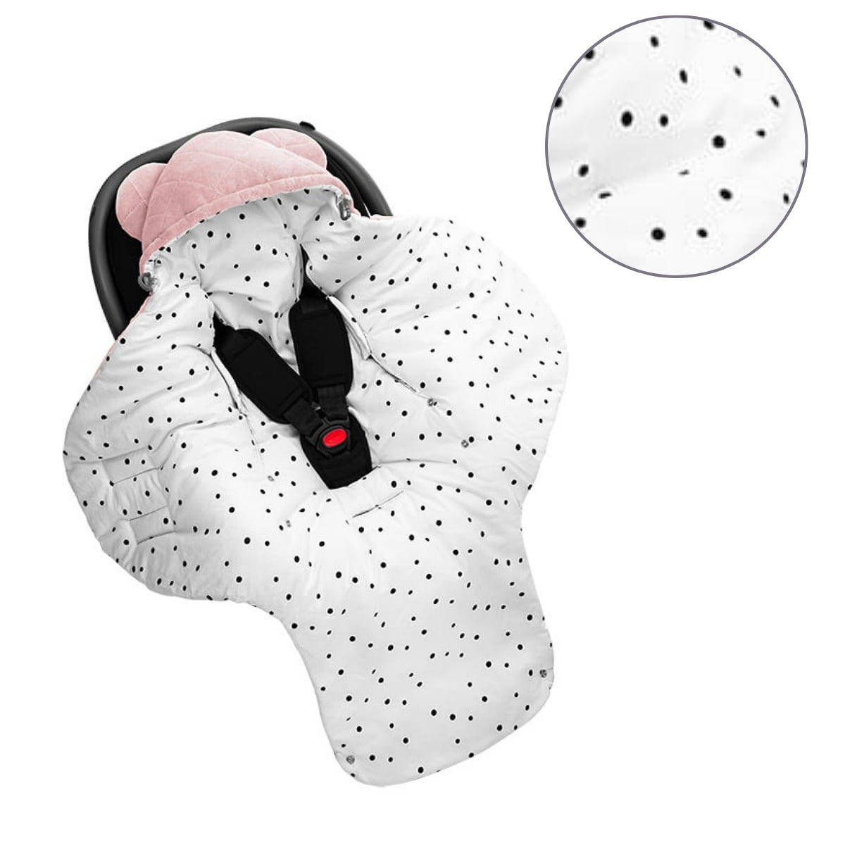 Saco Para Grupo 0 Unviersal Invierno Royal Baby Pink_1