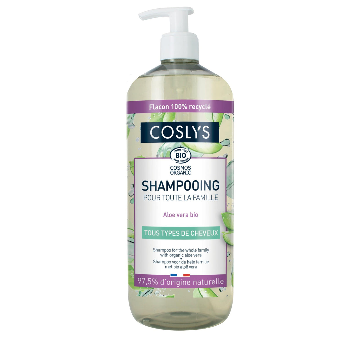 Champú para toda la familia con aloe vera Coslys 1 l