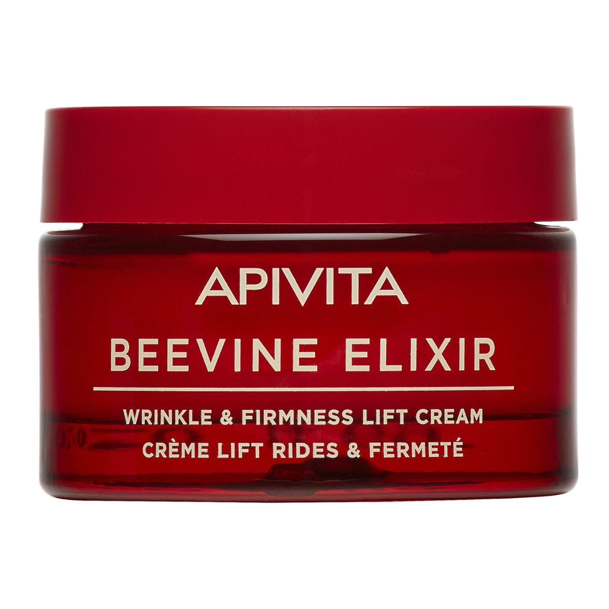 Crema lift arrugas & firmeza - Textura rica BEEVINE ELIXIR, APIVITA 50 ml