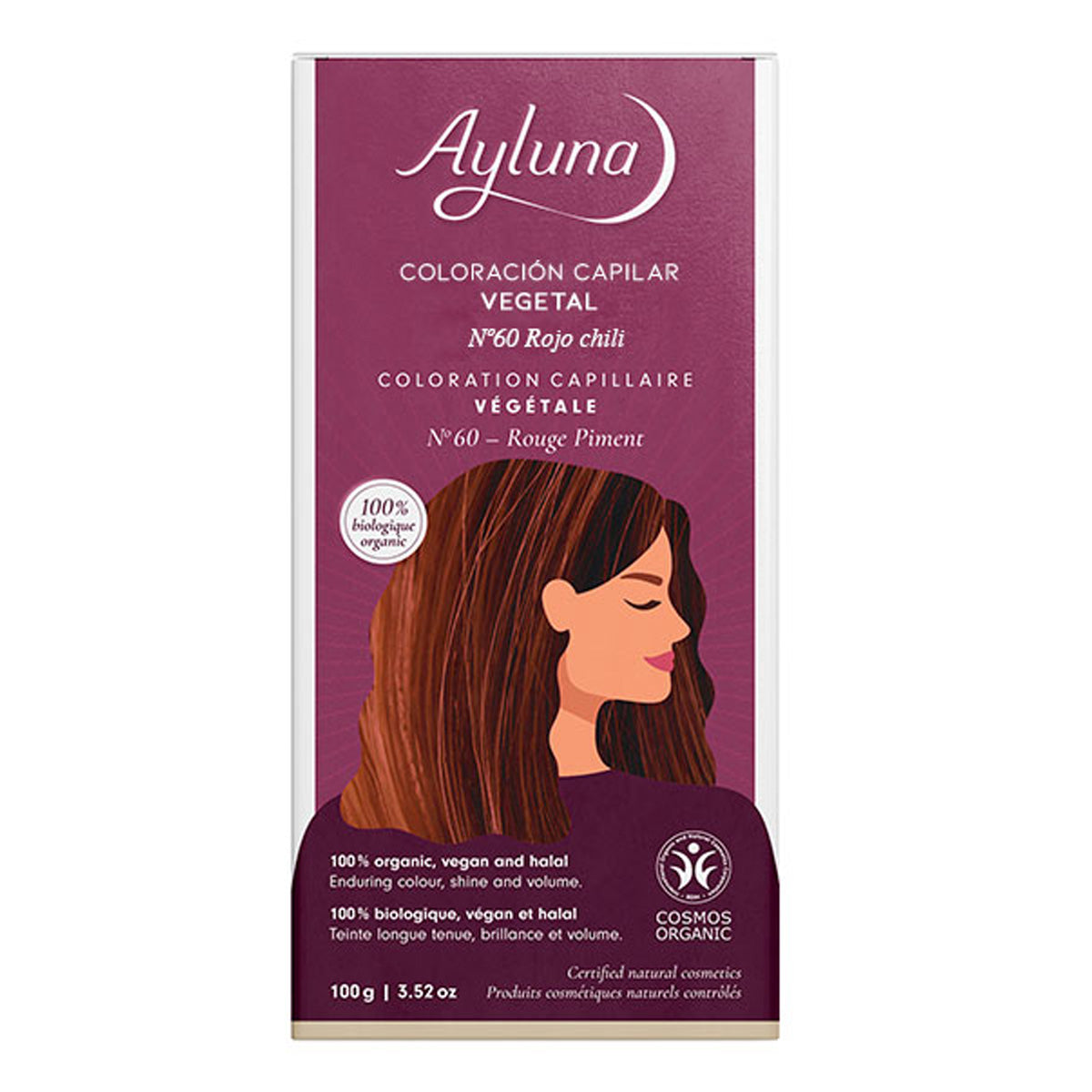 Colorante Vegetal 60 Rojo Chili Ayluna, AYLUNA, 100 g