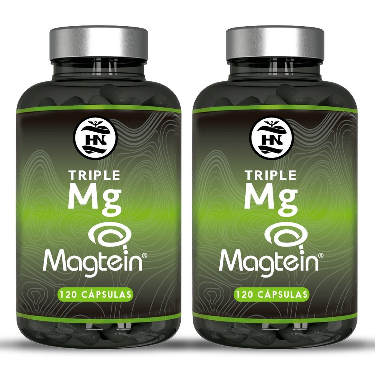 Pack 2 X Triple Magnesio Complex Premium Con Magtein® - 210 Mg De Magnesio - 2 X 120 Cápsulas_0