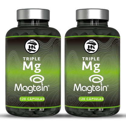 Pack 2 X Triple Magnesio Complex Premium Con Magtein® - 210 Mg De Magnesio - 2 X 120 Cápsulas_0