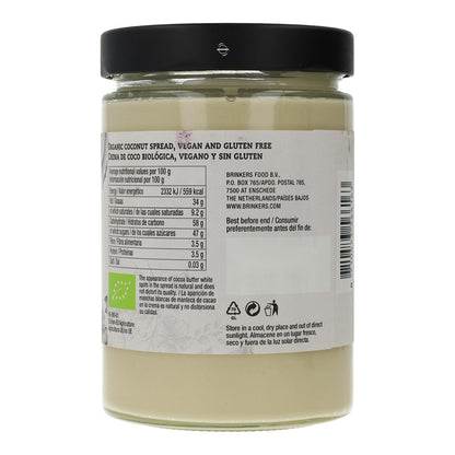 Crema Blanca con Coco vegana La Vida Vegan 270 g