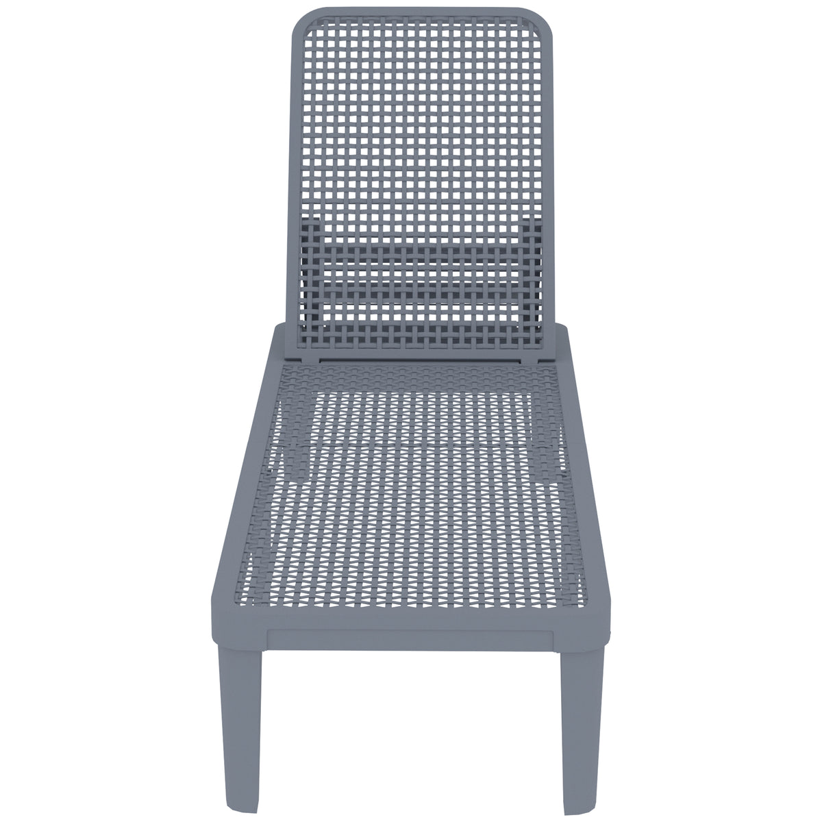 Tumbona Outsunny Pp Gris Oscuro 191x55x35.5 Cm_4