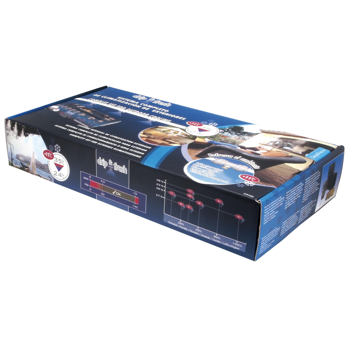 Kit completo de Nebulización con programador 12 m DripFresh