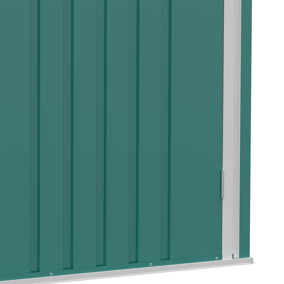 Caseta De Jardín 0,92 M² Con Cerradura Outsunny 100x103x160 Cm Verde_3