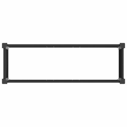 Arriate Elevado Negro 100 X 30 X 72 Cm Wpc Y Aluminio_4