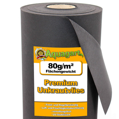21m² Vellón Para Jardín Vellón Para Malezas Vellón Para Mantillo 80g 1,4m De Ancho_0
