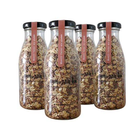Pack 4 Muesli Cacao Sin Gluten Eco 140g (x4)._0