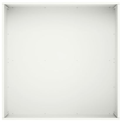Macetero De Jardín 2 Uds. Blanco 60 X 60 X 30 Cm_4