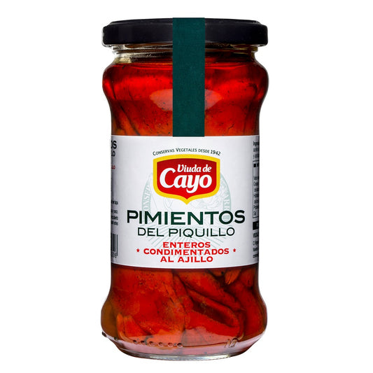 Pimientos Del Piquillo Enteros Al Ajillo – Viuda De Cayo._0