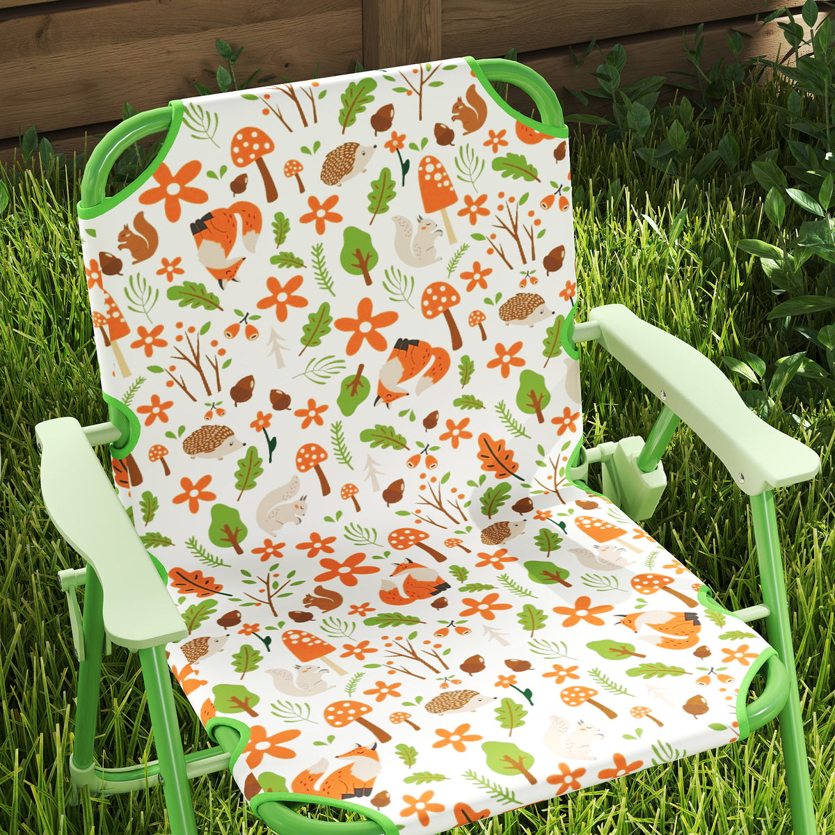 Conjunto Infantil Jardín Aiyaplay Acero, Poliéster Verde 49.5x49.5x50 Cm_3
