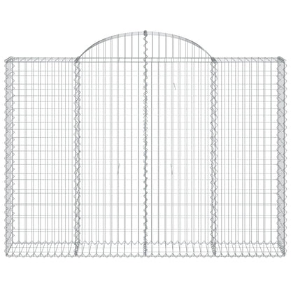Cestas Gaviones 6 Uds Forma De Arco Hierro 200x30x140/160 Cm_3