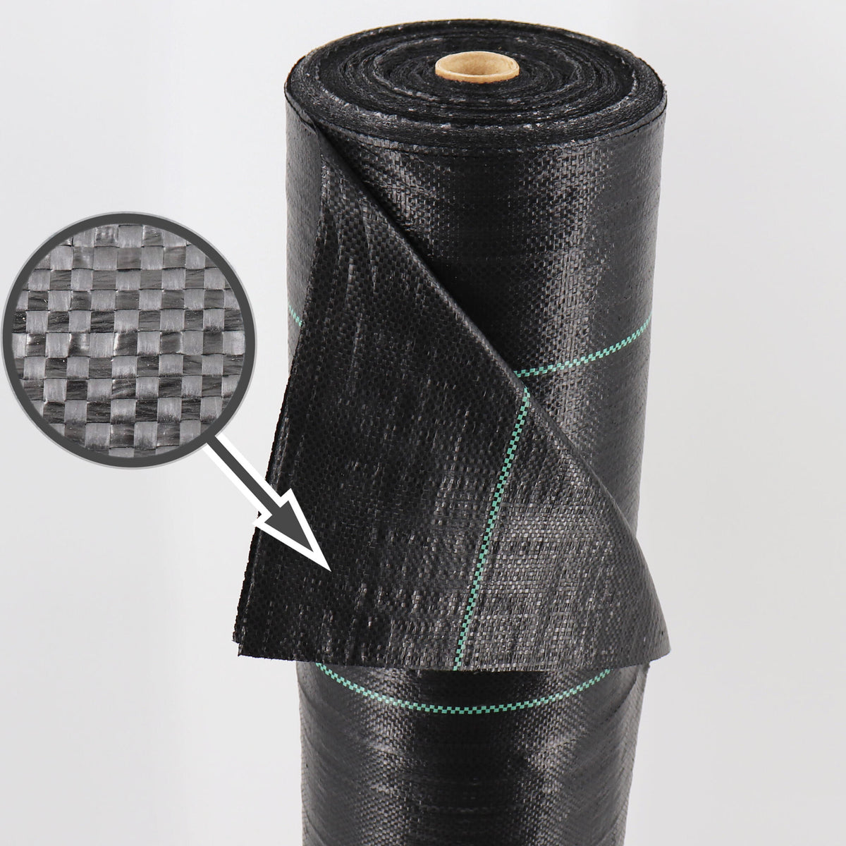 232m² Tejido De Suelo Película Contra Malas Hierbas Película Para Mantillo 100 G 1 M De Ancho Negro_3
