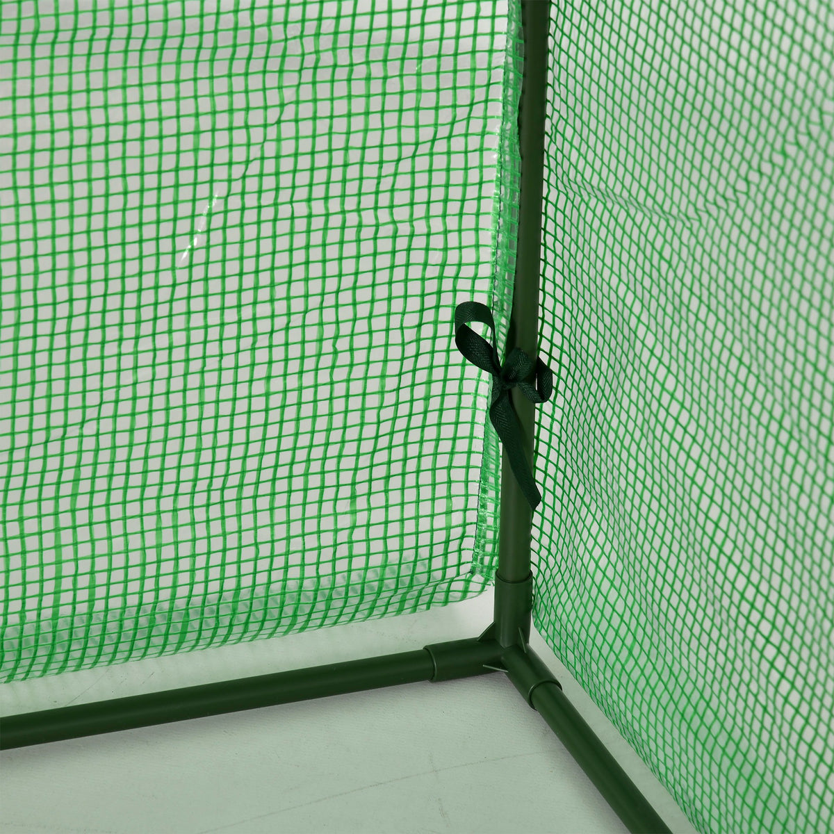 Invernadero Outsunny Acero, Pe Verde Oscuro 295x100x80 Cm_3