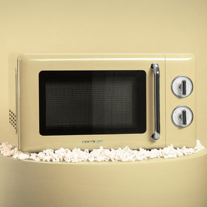 Microondas Mecánico Con Grill De 20 L Proclean 3110. 700 W En 6 Niveles, Temporizador Hasta 30 Minutos, Modo Descongelación, Diseño Vintage En Amari_2