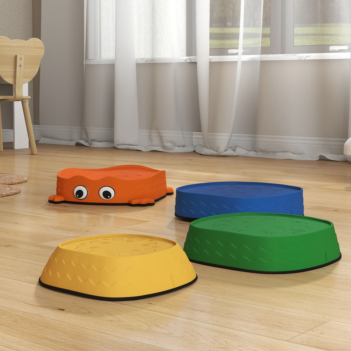 Bloques De Equilibrio Aiyaplay Pp, Tpe Multicolor 33.5x33.5x28 Cm 347-031v00mx_3