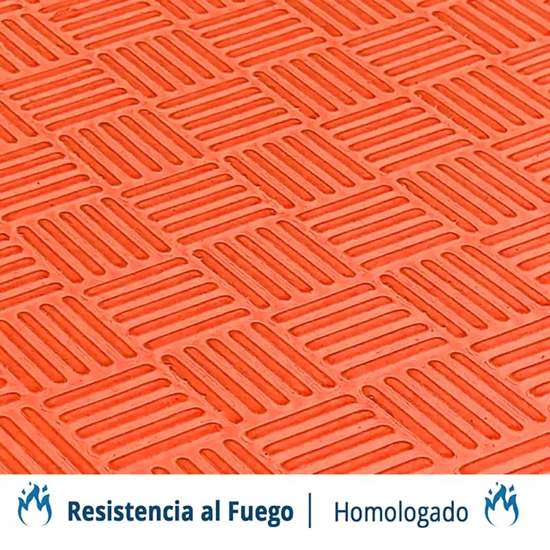 Tatami Puzzle Eva Para Suelo Infantil 1x1m X20mm Naranja - Lila Pack Ahorro 2 Unidad_2