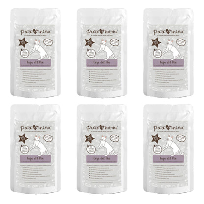 Pack Caza del Día (Conejo) Puromenu 6x100 g Comida húmeda Barf gatos