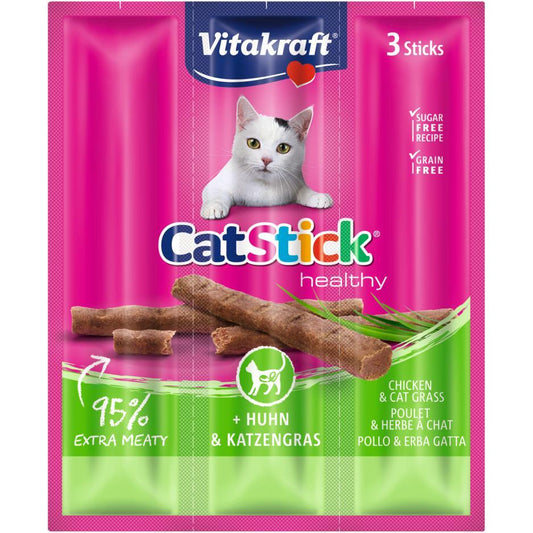 Vitakraft Cat Stick Pollo con hierba gatera