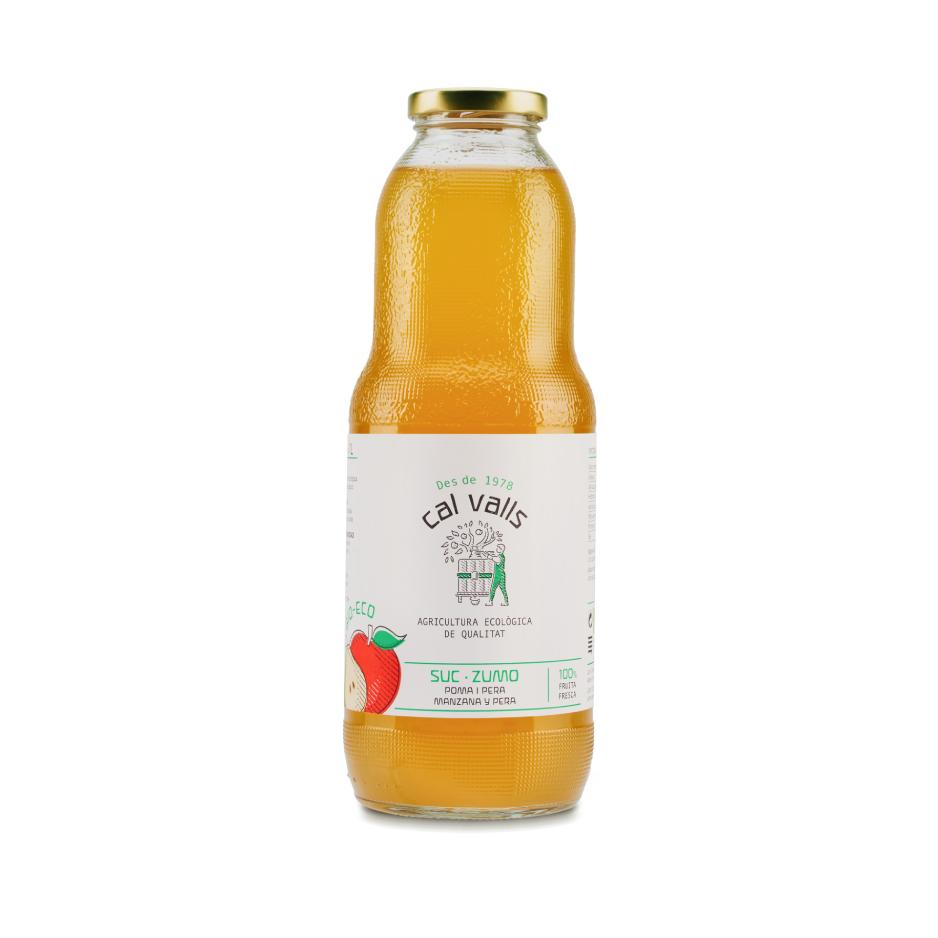 Zumo de Manzana y Pera ECO Cal Valls, 1 L