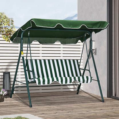 Columpio De Jardín Outsunny 172x110x153 Cm Verde_1