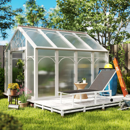 Tumbona Outsunny Acero, Texteline Gris 166x60x84 Cm_3