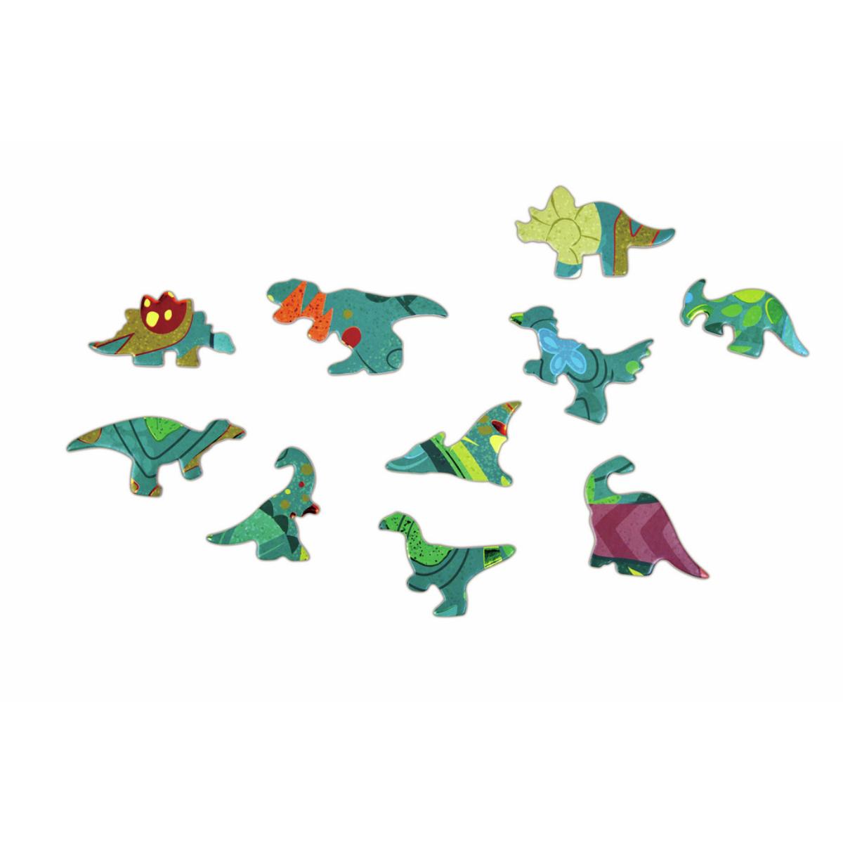 Puzzle Suelo 200pzas Dinosaurio Hape_1