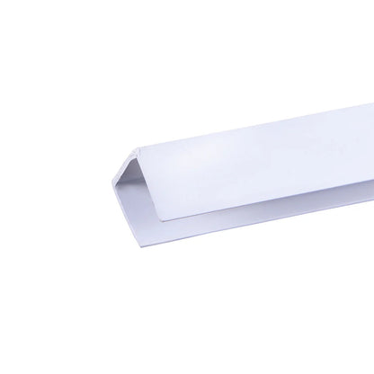 Pack Instalación Vertical 2 Celosías Pvc 18 Mm Blanco Con Perfiles Y Unión 1x2 M_4