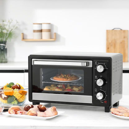 Horno Eléctrico Homcom Metal Plata 44x32x28.1 Cm_1