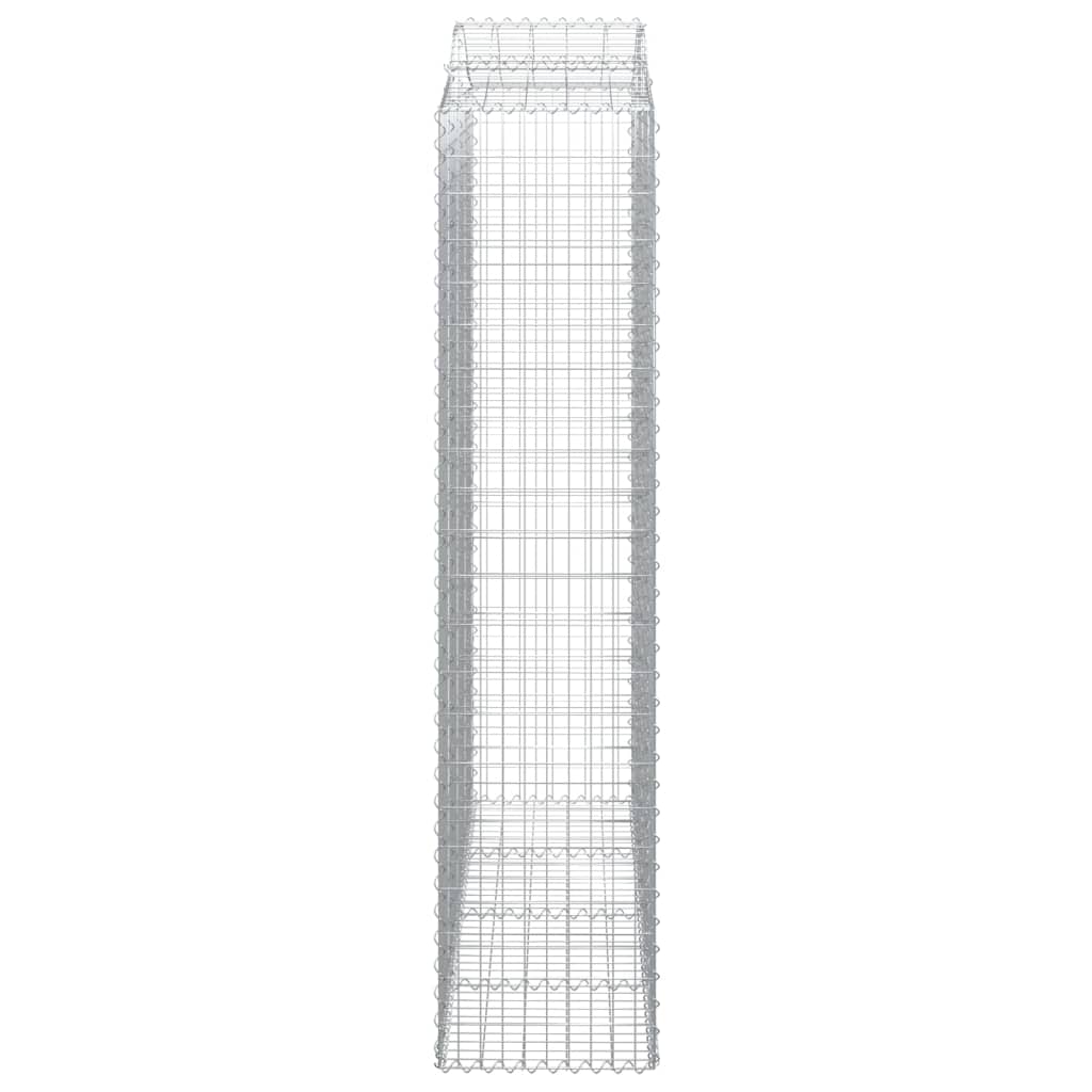 Cestas De Gaviones 12 Uds Forma De Arco Hierro 200x50x220/240cm_4